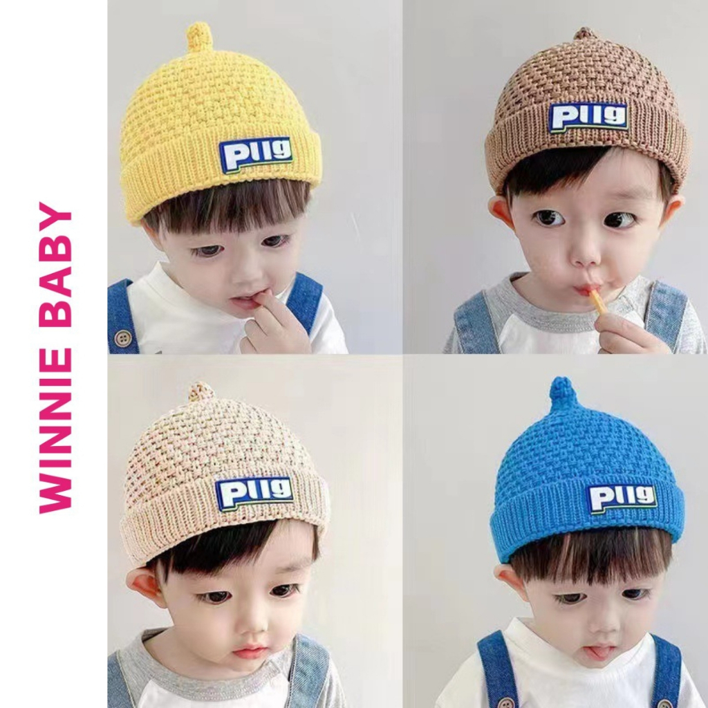 Mũ BEANIE, Nón Len Cho Bé phong cách Hàn Quốc màu sắc dễ thương dành cho bé trai bé gái 6 tháng - 3 