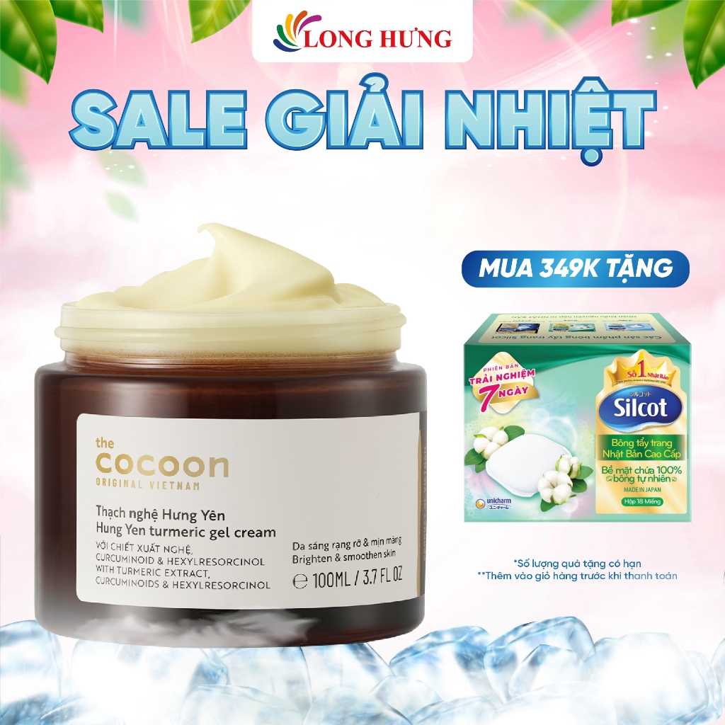 Thạch nghệ Hưng Yên Cocoon giúp làm sáng da và mờ thâm (30ml/100ml)