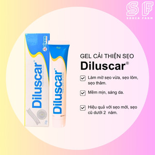 Gel liền sẹo diluscar 20g - gel gamma giảm sẹo, mờ thâm
