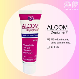 Alcom Depigment 30g Kem Gamma Giảm Nám, Mờ Thâm Sạm SPF30