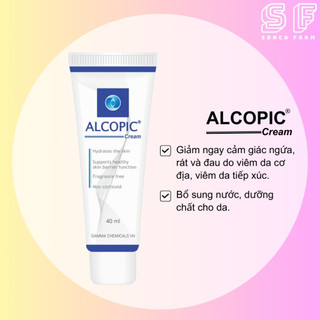 Alcopic kem dưỡng viêm da cơ địa - kem gamma dưỡng da mịn mượt 40ml