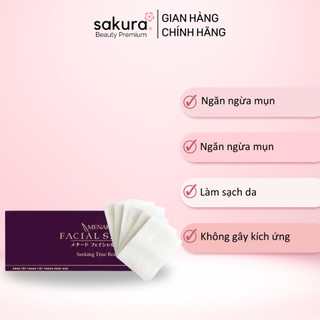 Bông tẩy trang MENARD làm sạch vết bẩn, không gây rát da - Sakura Beauty Premium