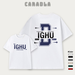 Áo Thun, Áo Phông Unisex Tay Lỡ CARADLA Mã TN IGHU Chất Cotton Mềm Mịn Co Dãn Thoáng Mát Form Rộng Cho Nam Nữ