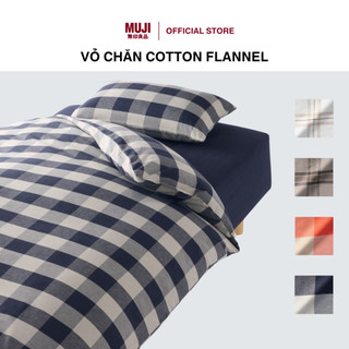 Vỏ chăn cotton flannel muji