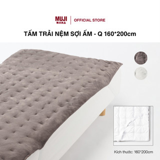 Tấm trải nệm sợi ấm - q 160*200cm muji