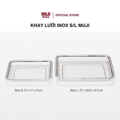 Khay Lưới Inox S/L MUJI
