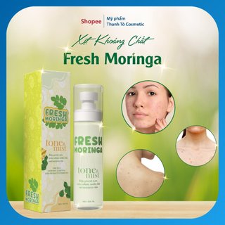 Xịt khoáng cấp ẩm làm dịu da xịt khoáng chất fresh moringa mỹ phẩm thanh tô