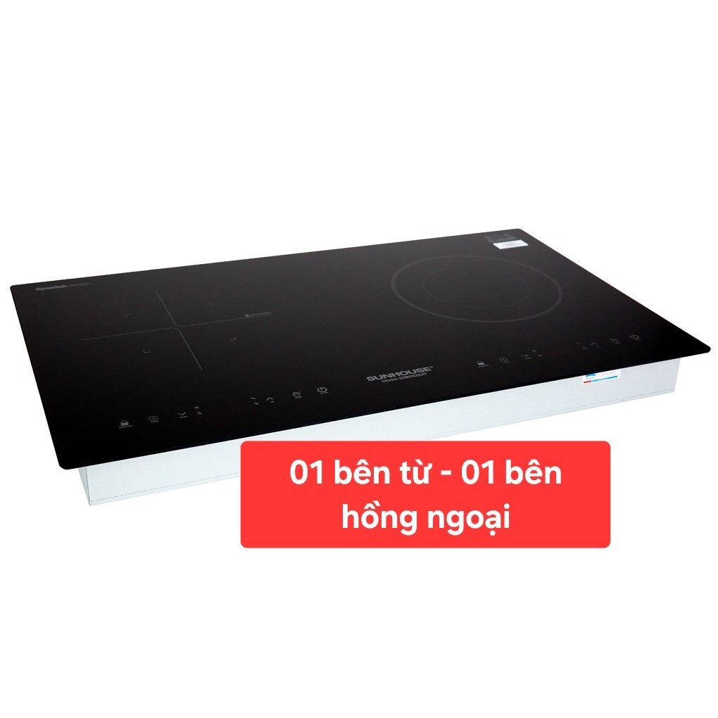 Bếp từ hồng ngoại Sunhouse SHB9105MT (lắp âm hay để nồi đều được, bảo hành chính hãng 2 năm)