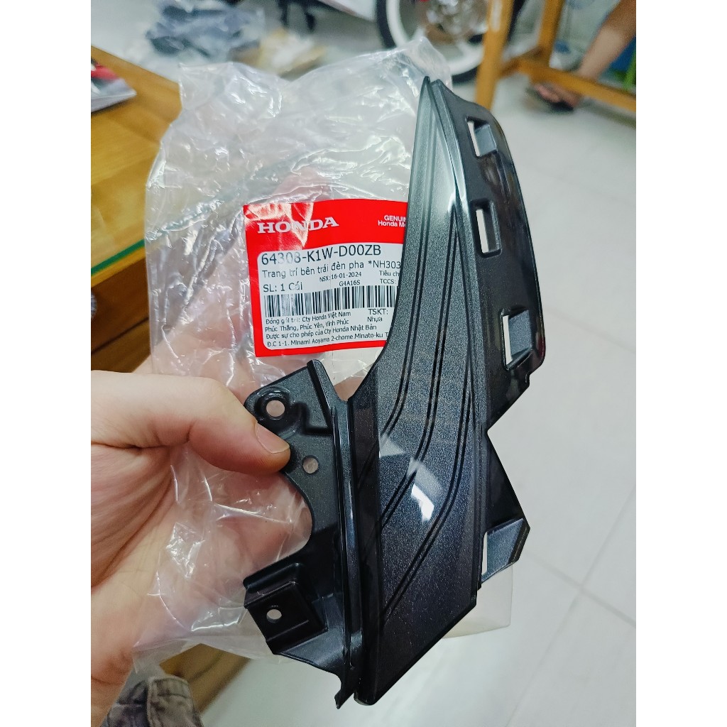 ốp trang trí dưới xinhan xi nhan trước sh 350 i 350i ( bán lẻ từng bên ) hướng tính khi ngồi trên xe