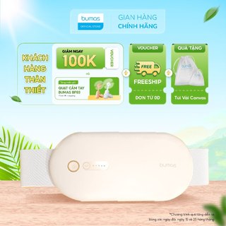 Đai Chườm Nóng Massage Giảm Đau Bụng Kinh BUMAS BU01 - Hỗ Trợ Chống Lão Hoá Da Sau Sinh