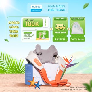 Máy Massage Cổ Vai Gáy Bumas M3 Pro - Massage Chườm Ấm 8 Điểm Chạm, Điều Chỉnh Linh Hoạt Và Dễ Dàng