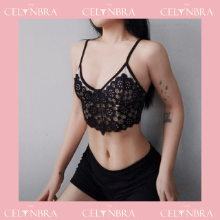 Áo bra corset ren hoa có gọng đệm mỏng sexy the celynbra - al49