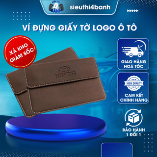 [XẢ KHO] Ví Da Bóp Da Đựng Giấy Tờ Đăng Kiểm Cao Cấp Có In Logo Các Hãng Xe Ô Tô, Xe Hơi