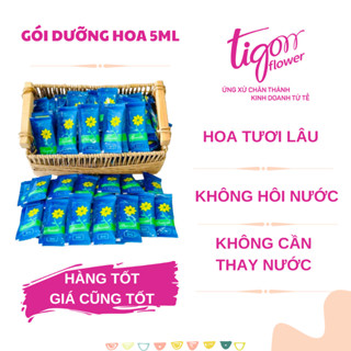 100 gói NƯỚC DƯỠNG HOA BAMBI - Hoa tươi lâu rực rỡ, giữ nước sạch hơn (1 gói 5ml) (ĐƯỢC ĐỒNG KIỂM)