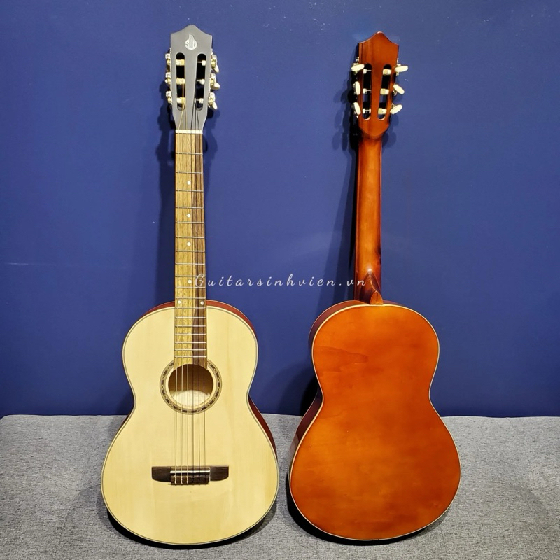 Đàn guitar classic mini 3/4 cho người mới - Tặng kèm bao da và phụ kiện