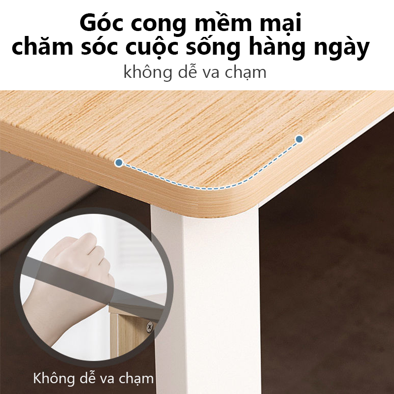 Bmzar Bàn máy tính Dày 140/120/100cm có ngăn kéo bàn máy tính chân thép Không gian lưu trữ lớn Có thể hỗ trợ trọng lượng | BigBuy360 - bigbuy360.vn