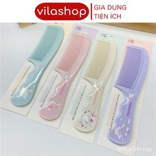 Lược chải tóc, lược nhựa chất liệu nhựa abs bóng màu sắc đa dạng