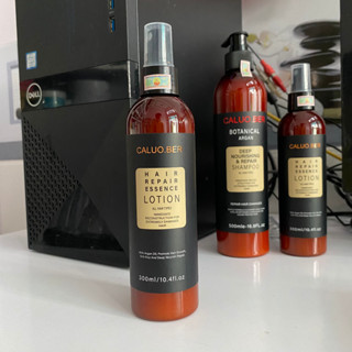 Xịt dưỡng tóc siêu mềm mượt, phục hồi tóc COLLAGEN Hair Repair Essence Lotion Caluo.Ber 300ml