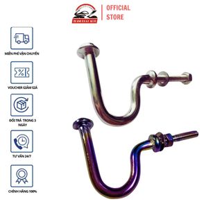 Móc treo đồ Xe máy màu Titan (Móc câu) Thiết kế nhỏ gọn và tiện dụng