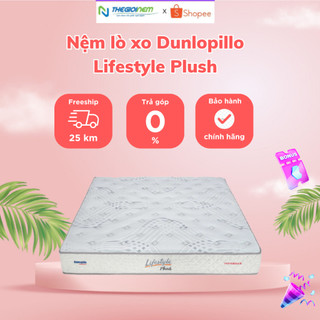 Đệm lò xo túi 1 sợi dunlopillo lifestyle plush - độ cao 25cm