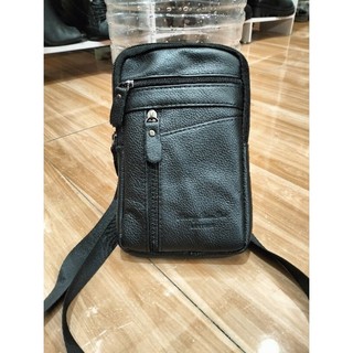 Túi đeo chéo unisex da thật 100%