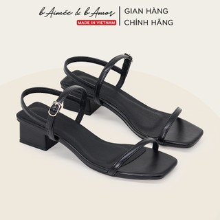 Sandal nữ cao gót 3p Grace High Sandals quai mảnh gót vuông thời trang bAimée & bAmor - MS1588