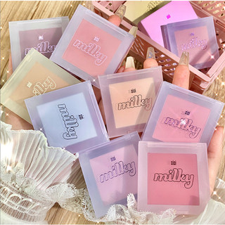 Phấn má hồng xixi milky hiệu ứng lì/ ánh nhũ lấp lánh