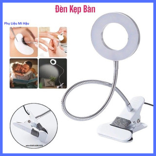 Đèn Led Kẹp Bàn Học Tập_Đèn Nối Mi,Làm Nail,Đèn Học Đọc Sách Làm Việc_Đèn Siêu Sáng 2 Chế Độ Ánh Sáng Vàng Và Trắng_đèn
