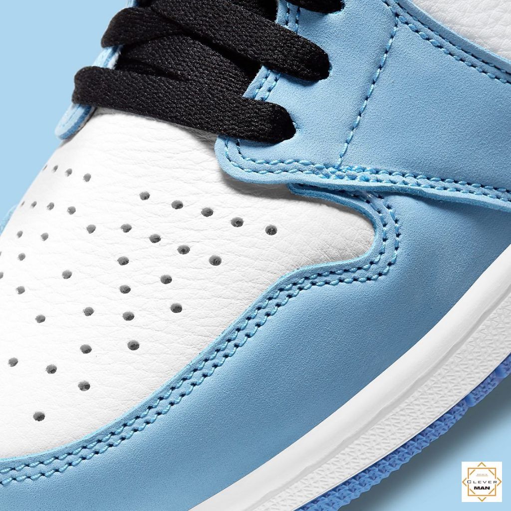 Giày Thể Thao Air Jordan 1 High University Blue Xanh Dương Trắng Cao Cổ