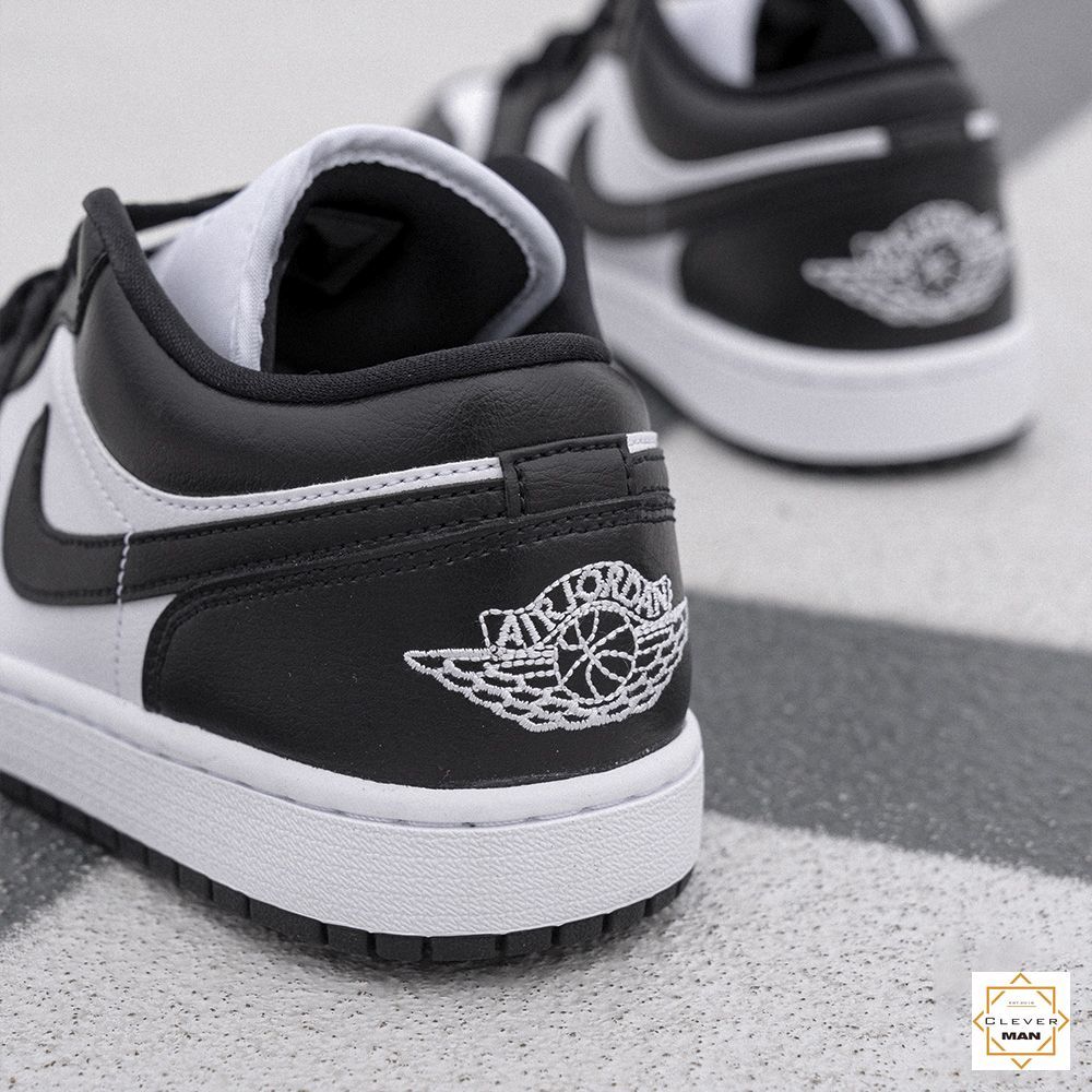 Giày Thể Thao Air Jordan 1 Low Panda Đen Trắng Cho Cả Nam Và Nữ Clever Man Store