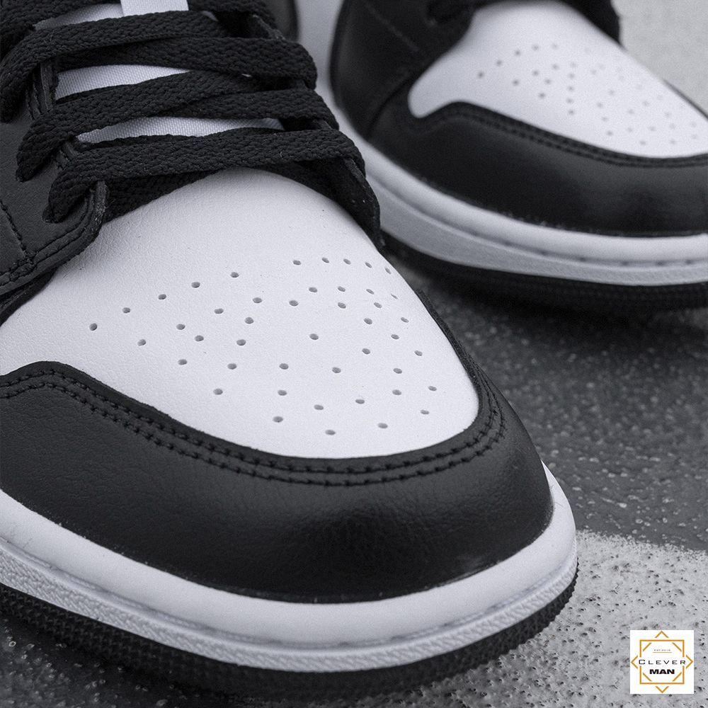 Giày Thể Thao Air Jordan 1 Low Panda Đen Trắng Cho Cả Nam Và Nữ Clever Man Store