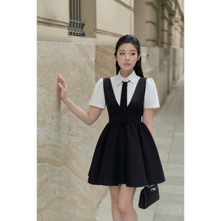 JOIE DES ROSES - Váy tuýt si đen Nabi Dress