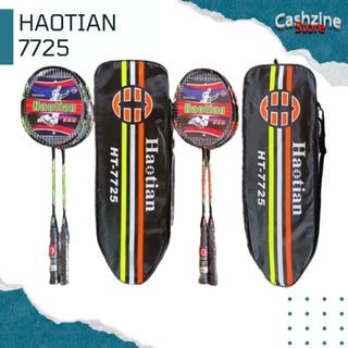 Bộ Vợt Cầu Lông, Vợt đánh cầu Haotian Pro HT-7725 khung hợp kim nhôm dành cho người tập chơi