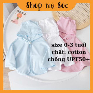 Áo choàng chống nắng cánh dơi mũ hình tai gấu, chống nắng UPF 50+ cho bé mesocshop