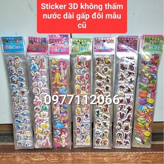 Sticker 3D Nổi Hình Dán Hoạt Hình 3D Không Thấm Nước_quà tặng cho bé