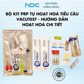 Bộ kit prp tự hoạt hoá tiểu cầu - bộ kit prp 4.0 tự động hoạt hóa vacutest - có hướng dẫn