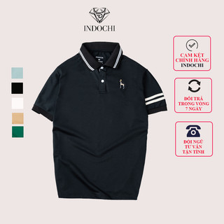 Áo Polo nam INDOCHI trẻ trung cao cấp vải cá sấu cotton ngắn tay cực sang trọng