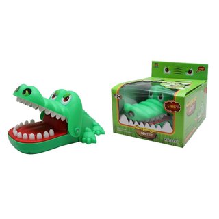Trò chơi cá sấu cắn tay, Đồ chơi cá sấu cắn tay màu xanh - HAPPY TOYS