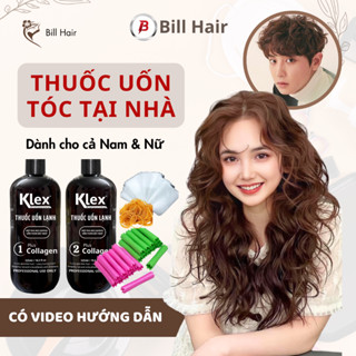 Thuốc uốn tóc tại nhà dành cho cả Nam và Nữ, có kèm dụng cụ và video hướng dẫn uốn | Bill Hair