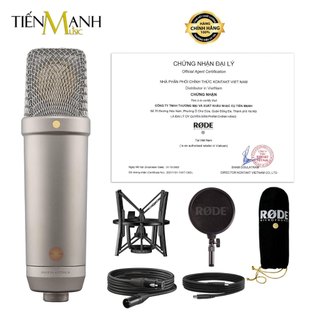 Micro rode nt1 gen 5 cổng xlr và usb - mic thu âm condenser livestream phòng thu microphone 5th generation
