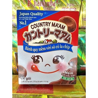 Bánh quy mềm với sôcôla chip ( vị sôcôla, hộp 24 gói × 11,5g )