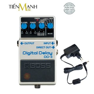 Phơ guitar boss dd-3 digital delay - bàn đạp fuzz pedals effects dd3
