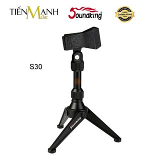 Chân micro để bàn soundking s30 - giá đỡ đế kẹp mic tam giác ba chân sound king livestream microphone