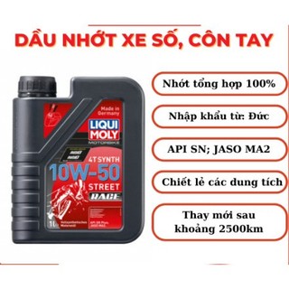 DẦU NHỚT NHẬP KHẨU LIQUI MOLY 10W50 STREET RACE 10W50 1L