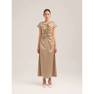 Đầm lụa midi Mauve Jane dress