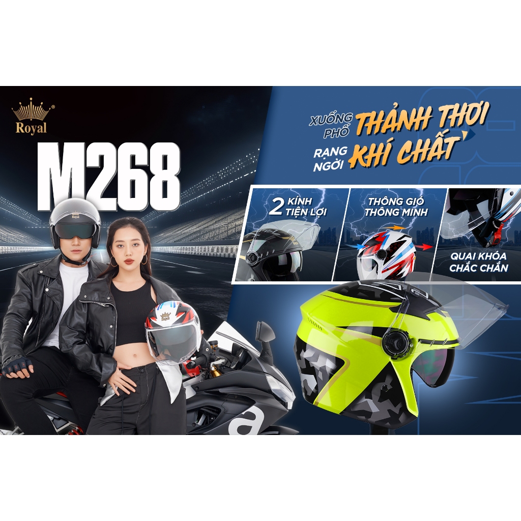 Nón bảo hiểm M268