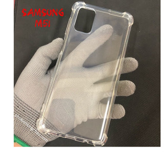 Ốp lưng Silicon dẻo trong chống sốc cho điện thoại Samsung Galaxy M51 hàng loại đẹp