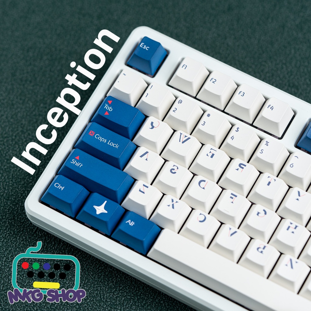 Keycap Inception | PBT in dyesub | 139 nút | cherry profile bộ nút bàn phím cơ rẻ đẹp