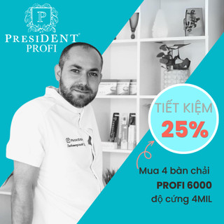  Bàn chải đánh răng nha khoa chuyên nghiệp PROFI 6000 ( Lông Siêu Mềm 4MIL )