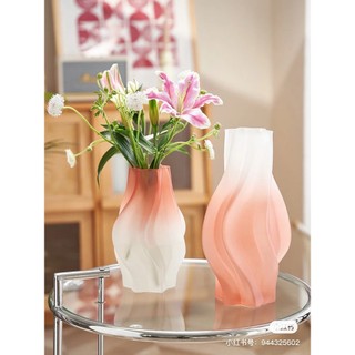 Bình/ Lọ Cắm Hoa Thủy Tinh Lượn Sóng Cao Cấp Decor Trang Trí Nhà Cửa